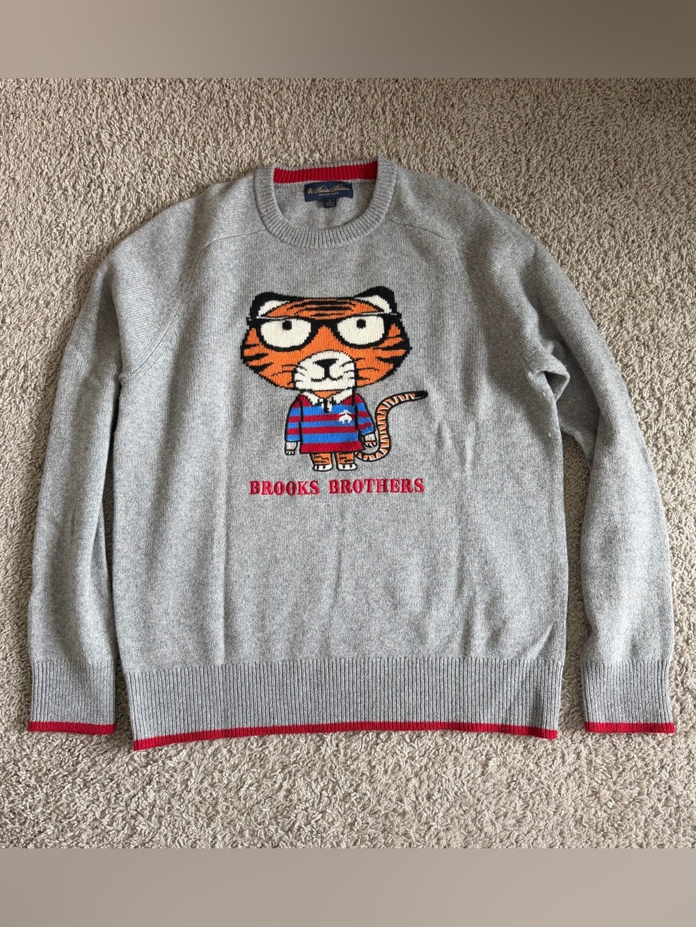Brooks Brothers Year of The Tiger Merino Wool Sweater